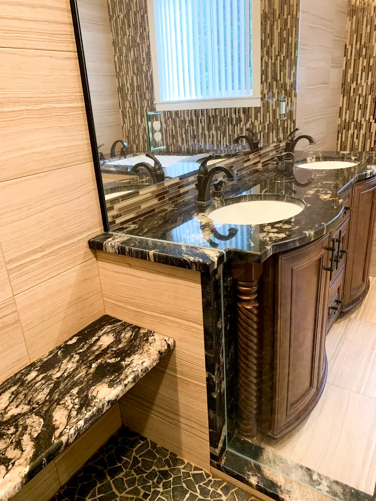 bathroom remodel vanity countertops